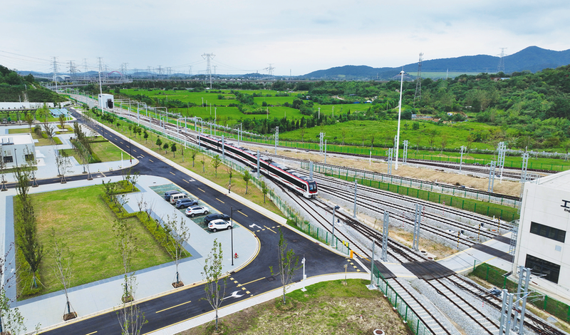 宁马城际铁路启动不载客试运行