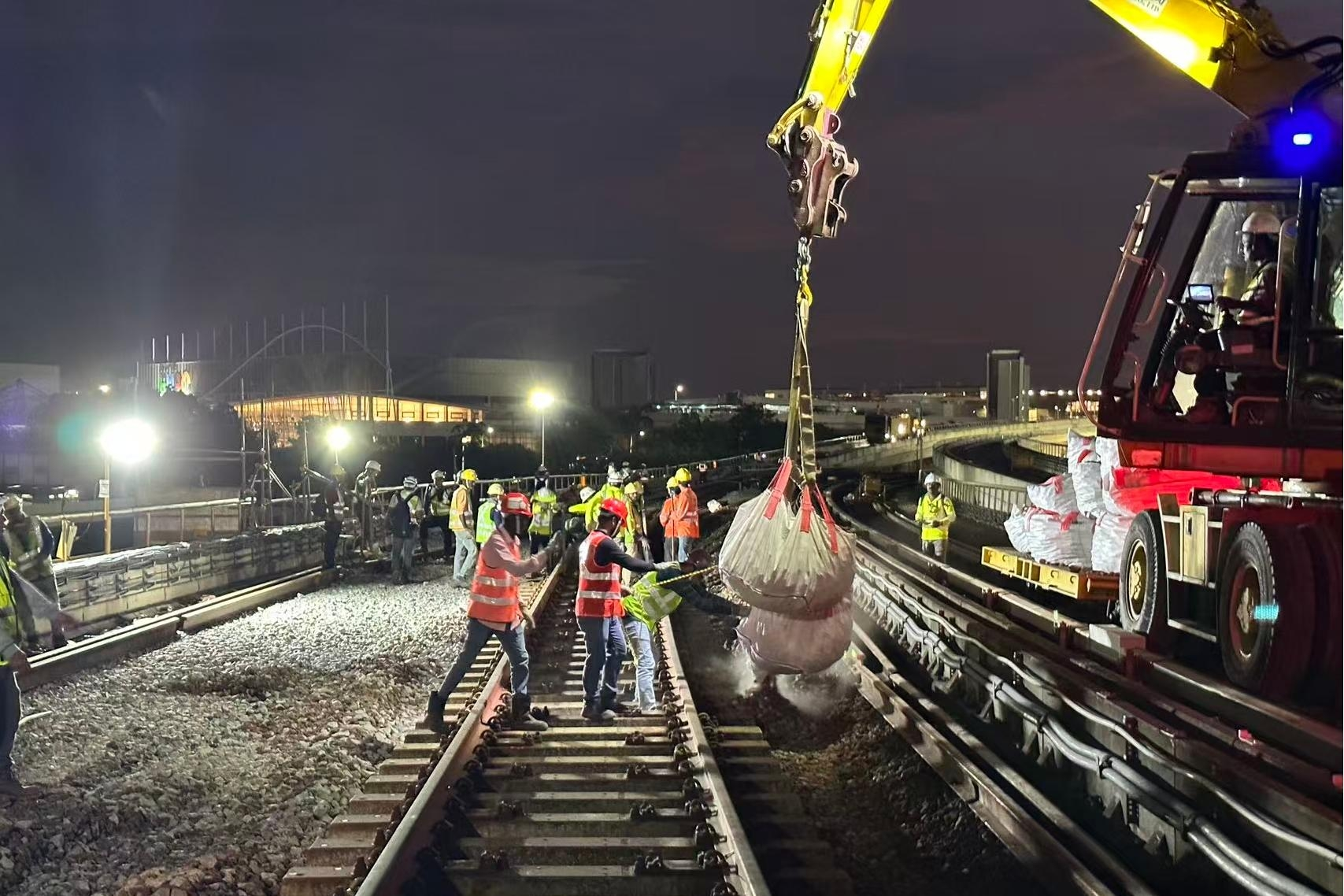 Second Blockade Works Completed for Singapore MRT East–West Line Upgrading Project